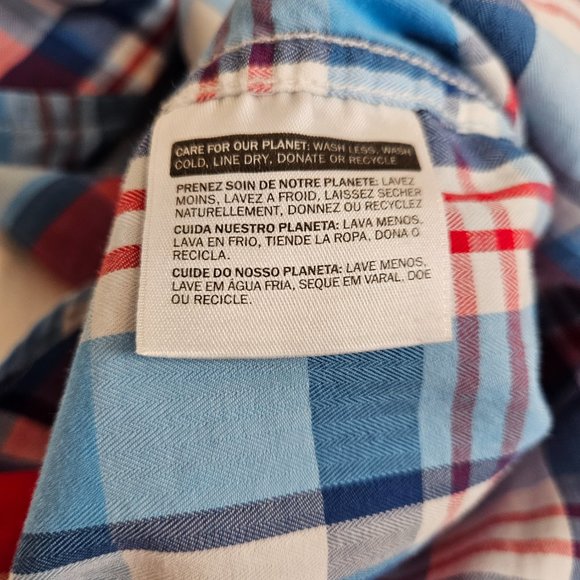 Levi's Modern Fit Hooded Button Up Long Sleeve Shirt Size M - Picture 7 of 11